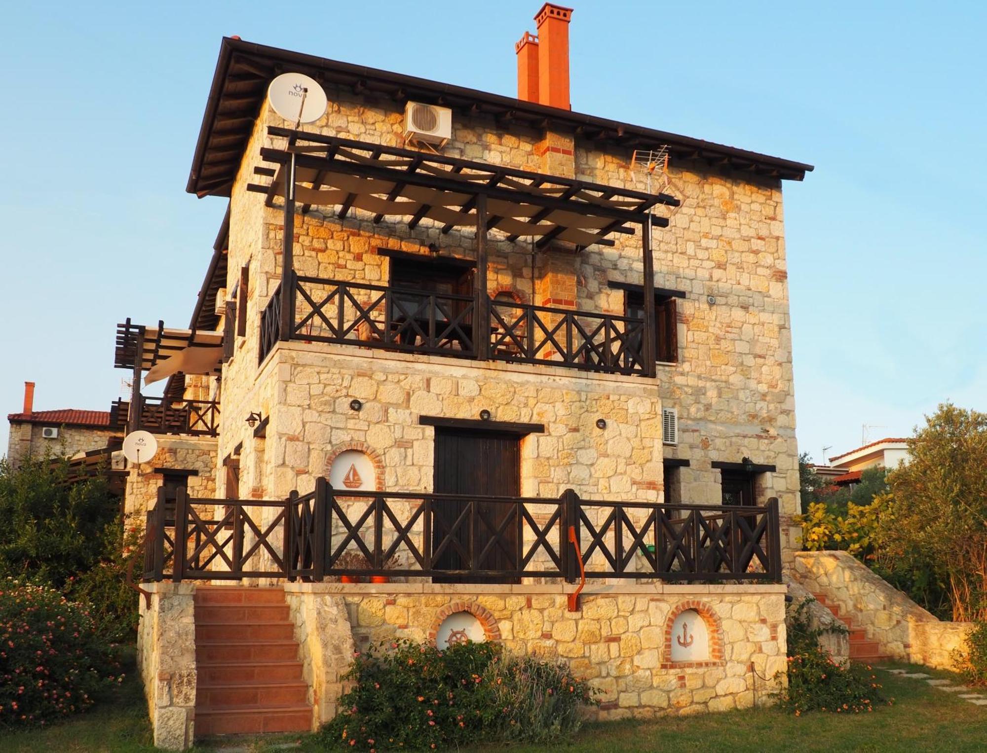 Halkidiki Luxurious Stonehouses ซากูเดีย ภายนอก รูปภาพ